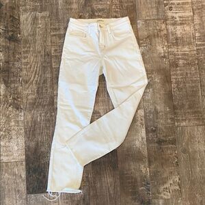 L’AGENCE Women's Cream 5-Pockets Jeans